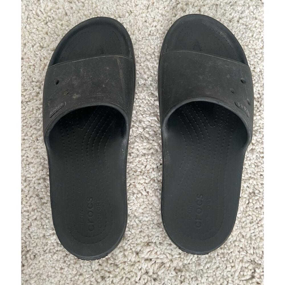 CROCS Men's Black Slide Sandals